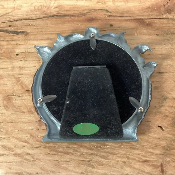 Vintage & Beautiful Ashleigh Manor Pewter Crafted Picture Frame - Palms / Stones - Picture 9 of 12